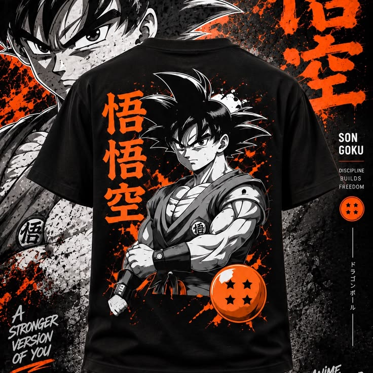 SON GOKU PREMIUM DROP-SHOULDER T-SHIRT