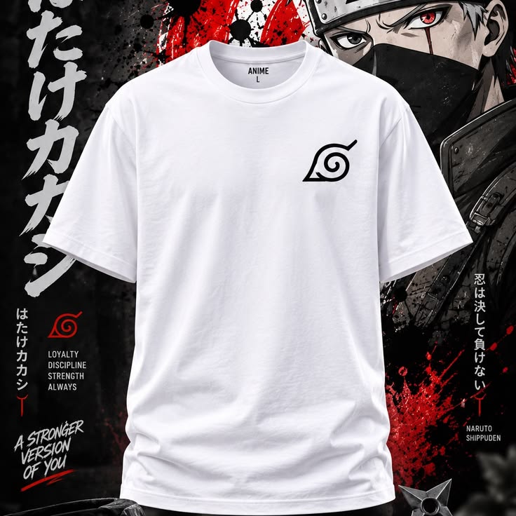 KAKASHI HATAKE [NARUTO] PREMIUM DROP-SHOULDER T-SHIRT
