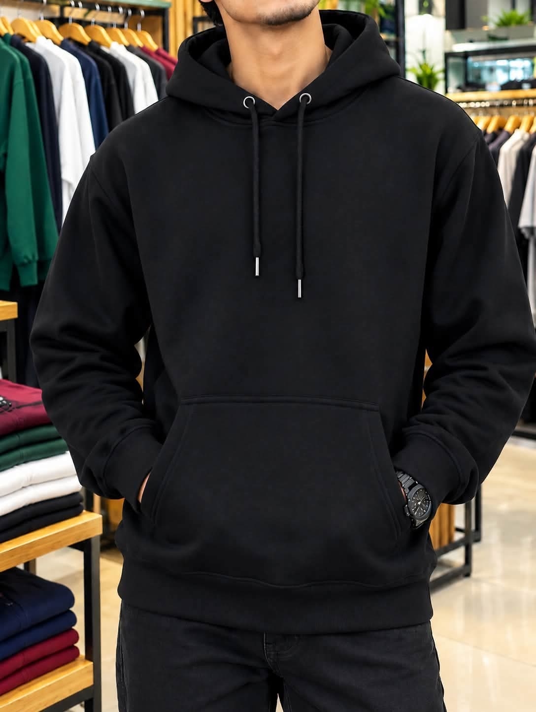 Premium Quality Solid Hoodie